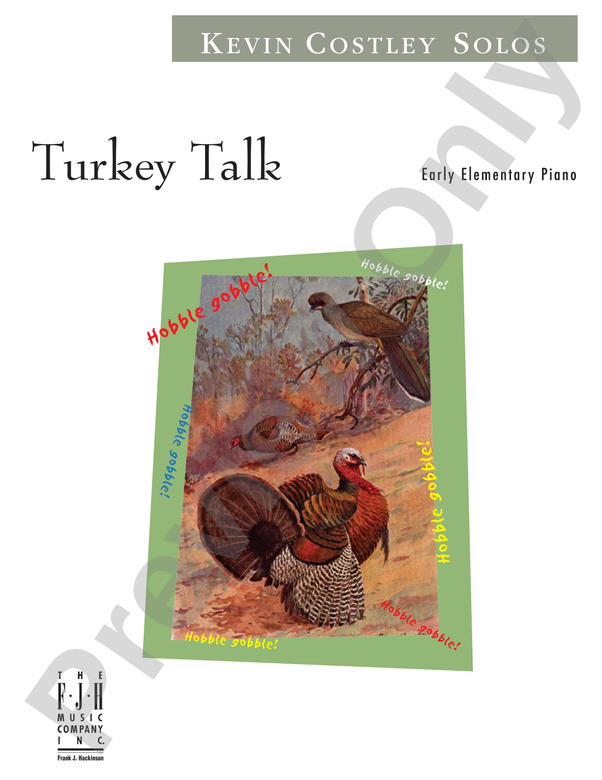 Turkey Talk: Piano