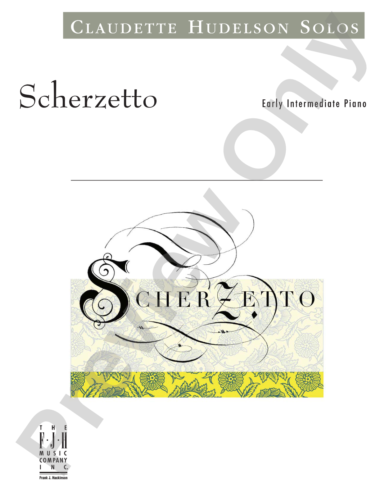 Scherzetto: Piano