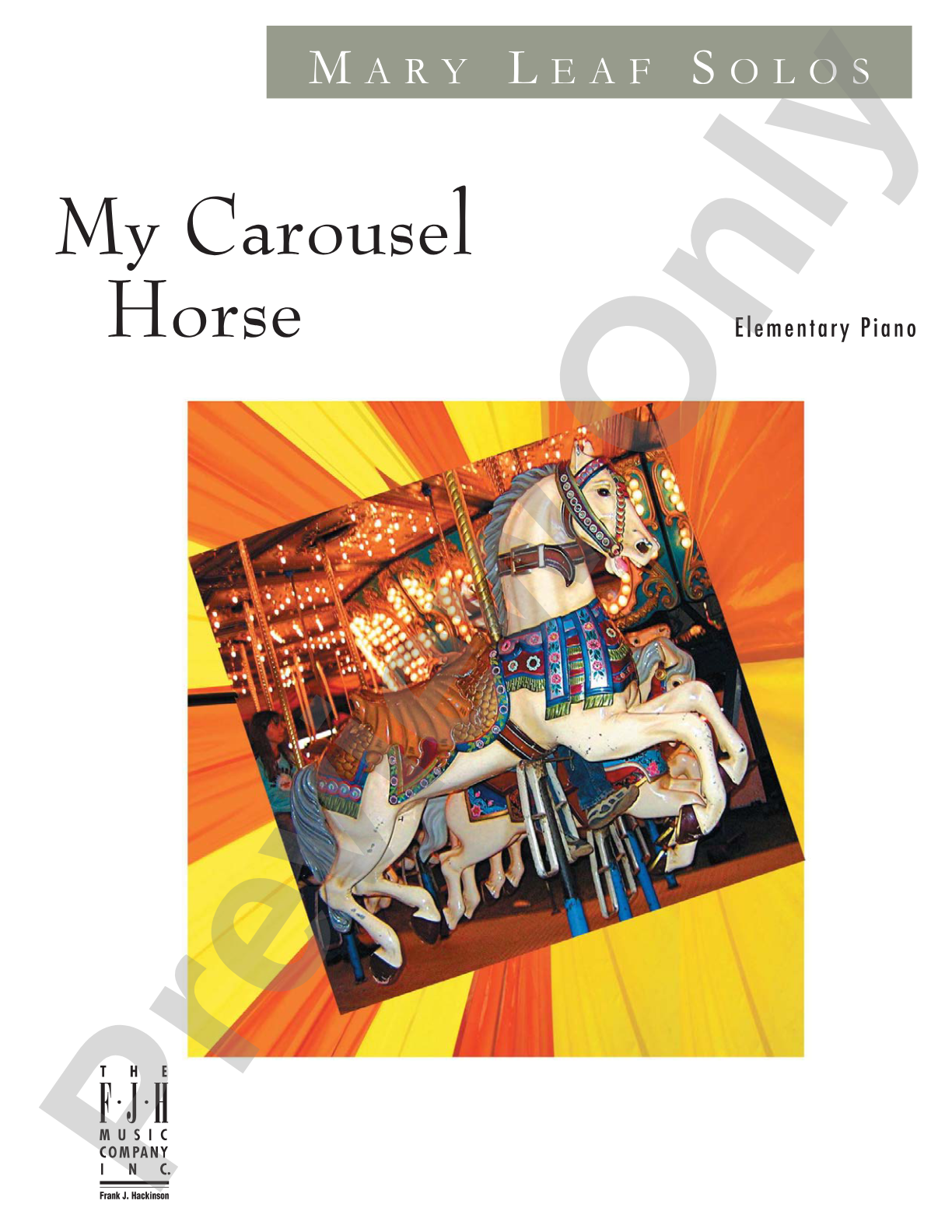 My Carousel Horse: Piano