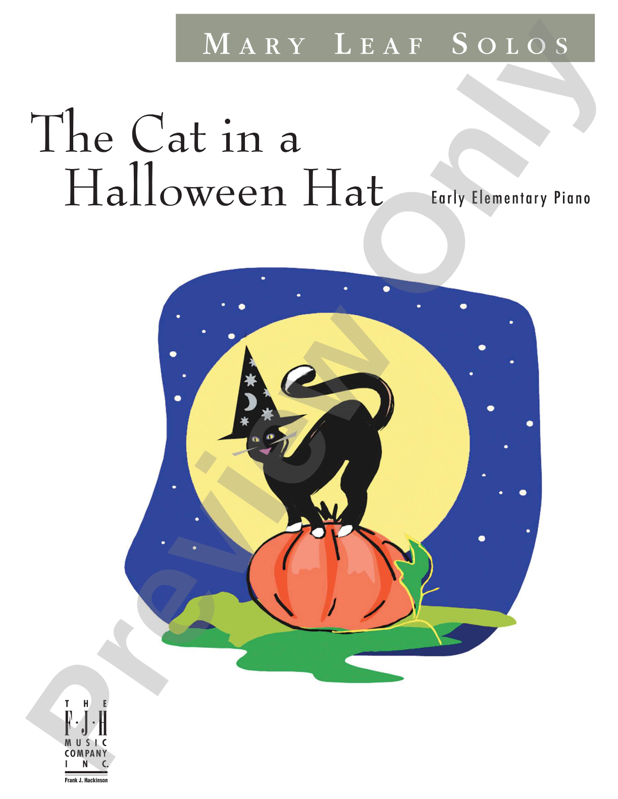 The Cat in a Halloween Hat: Piano