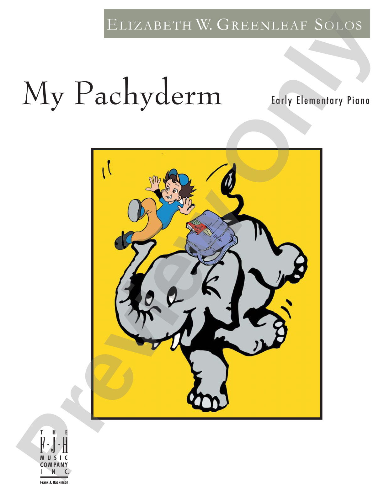 My Pachyderm: Piano