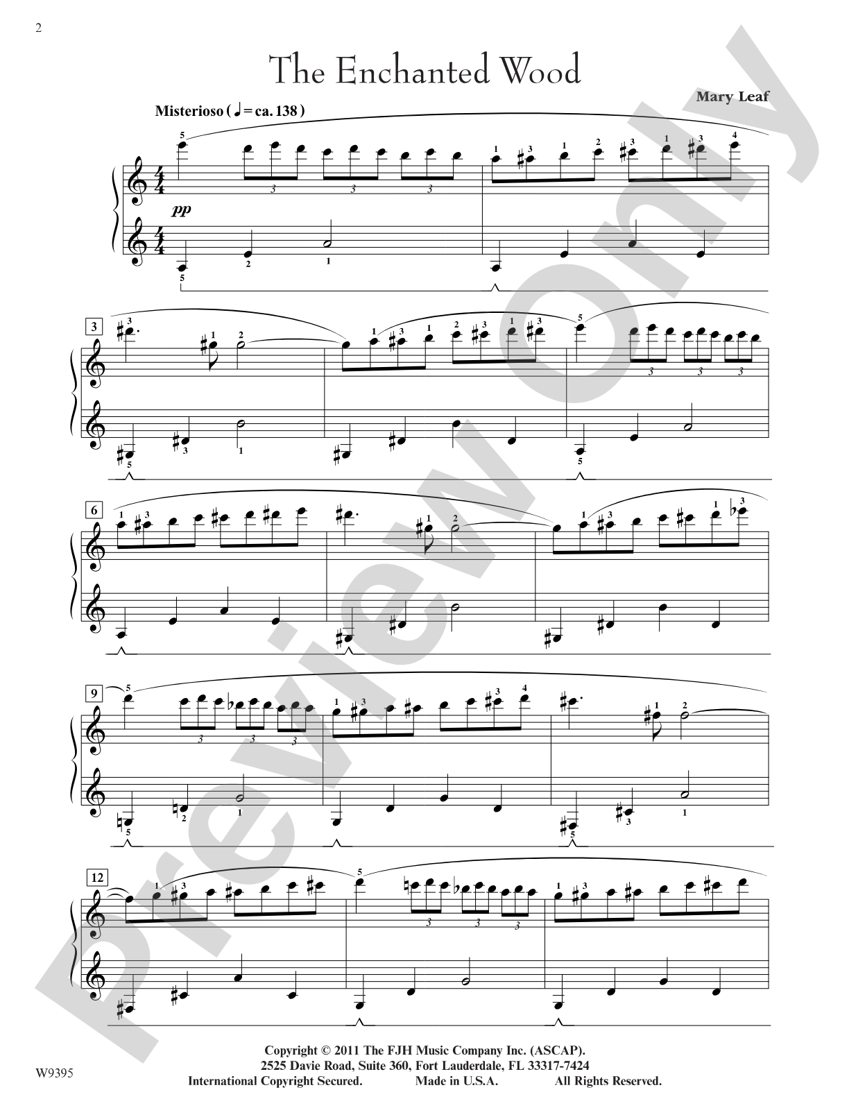 The Enchanted Wood: Piano