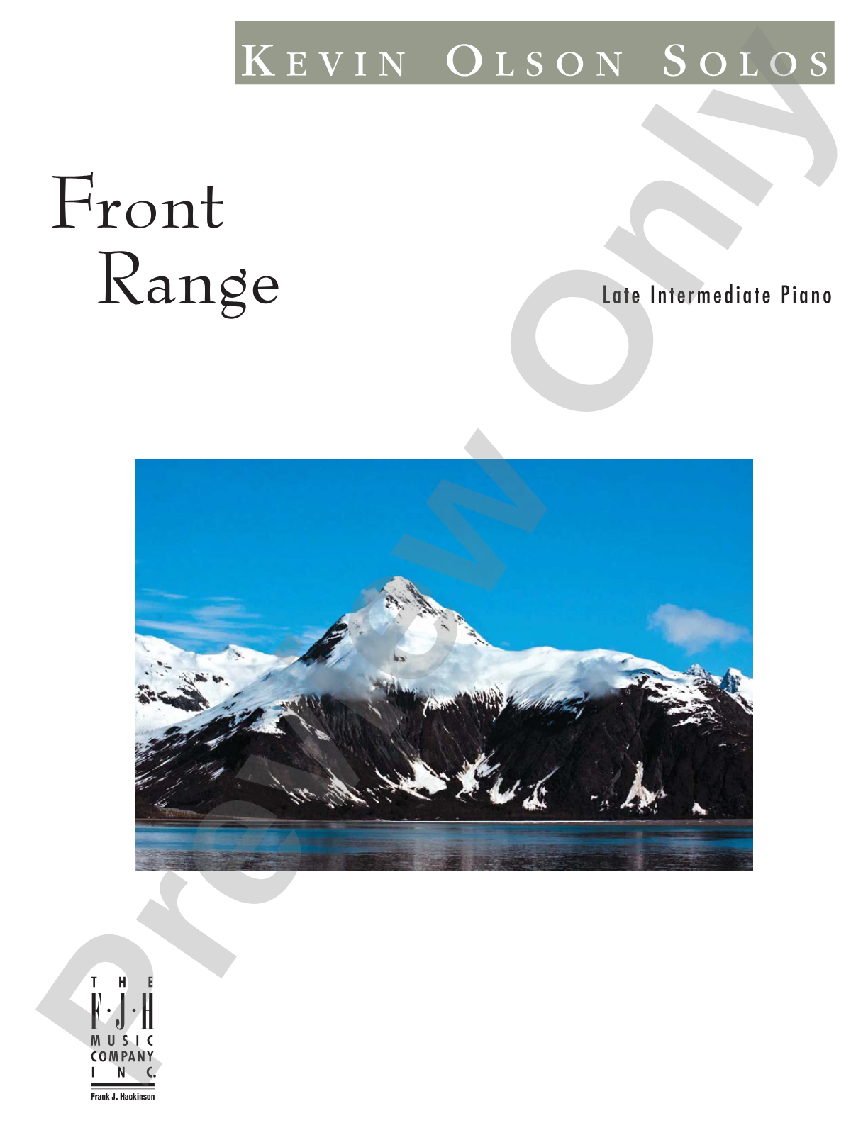 Front Range: Piano