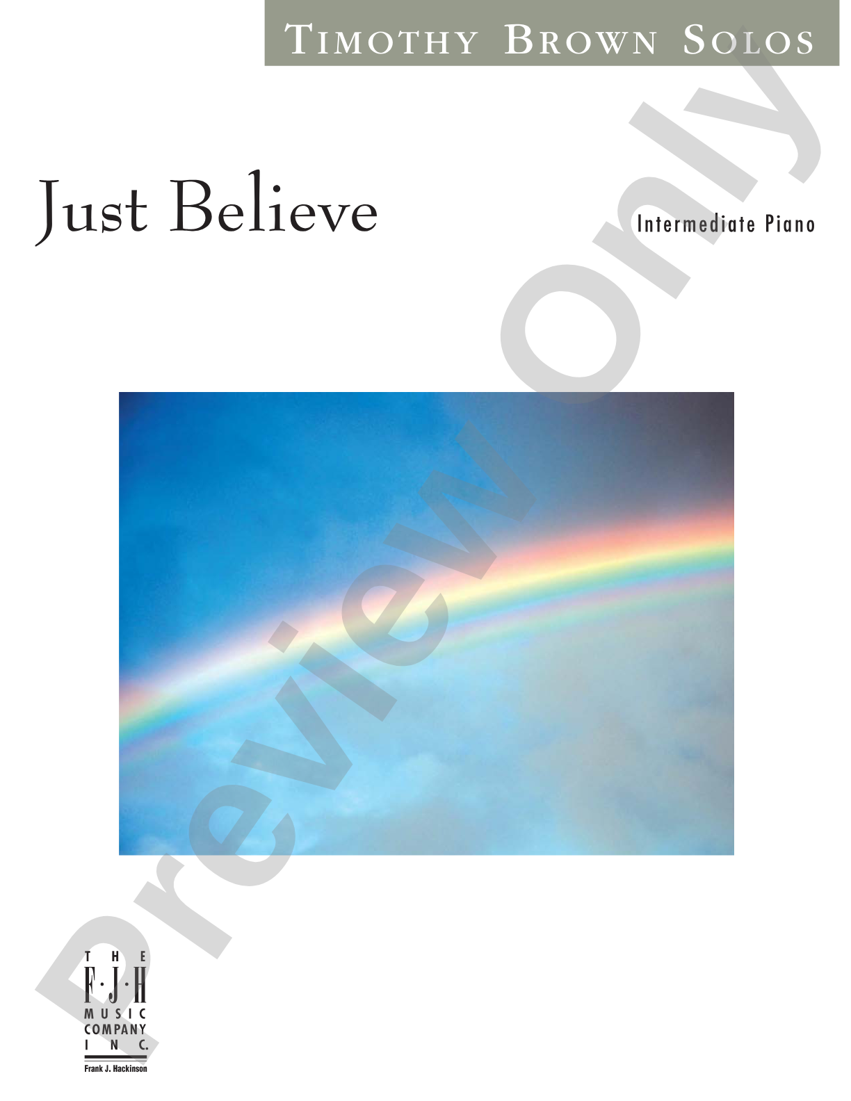 Just Believe: Piano