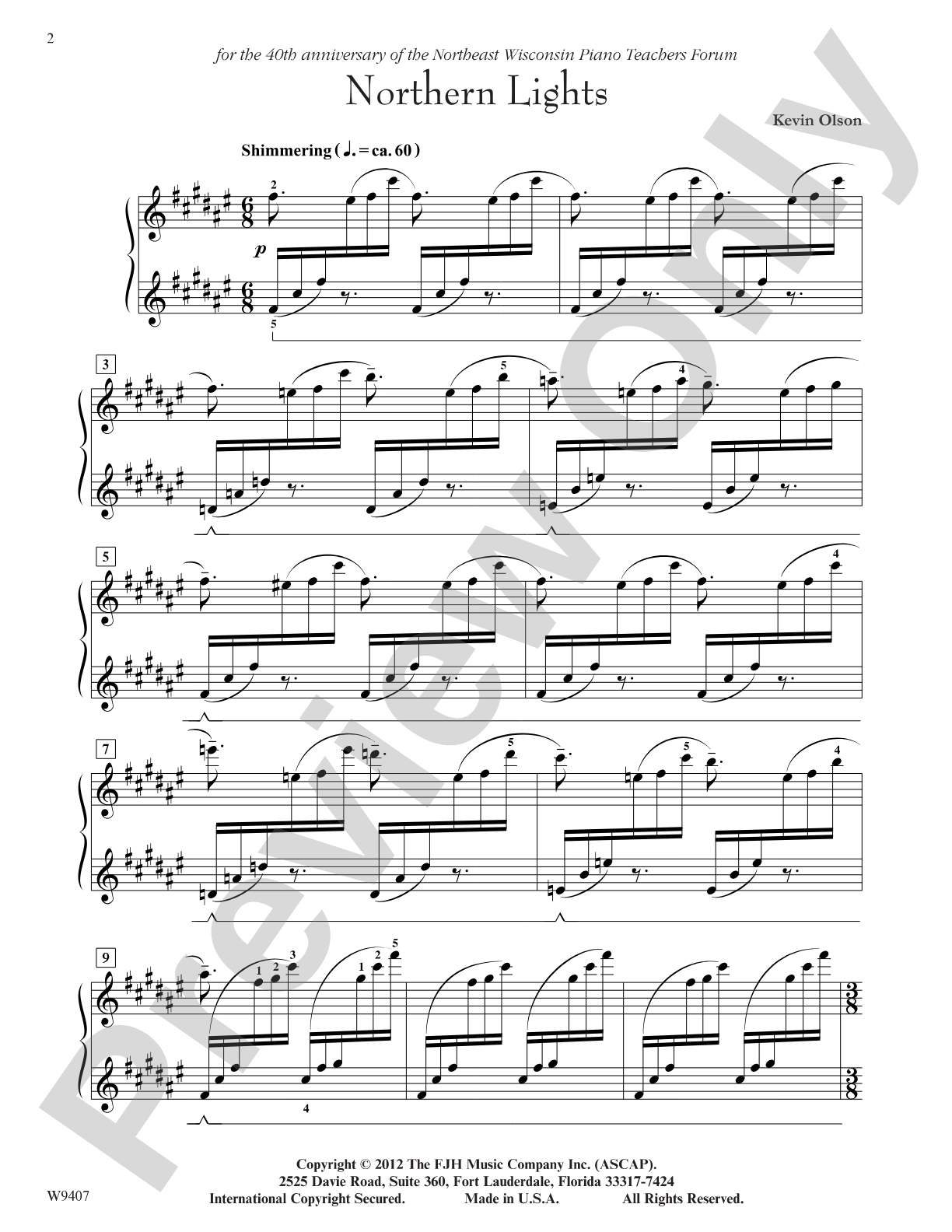 Northern Lights: Piano