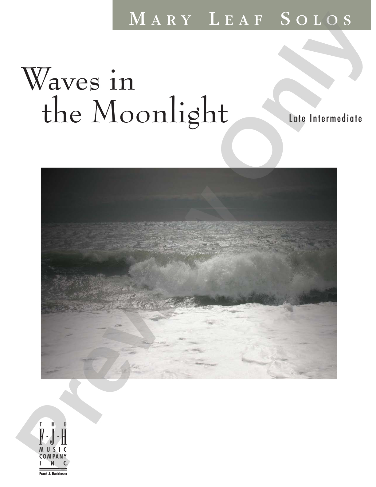 Waves in the Moonlight: Piano