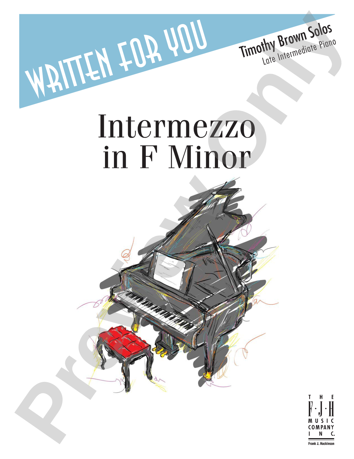 Intermezzo in F Minor: Piano