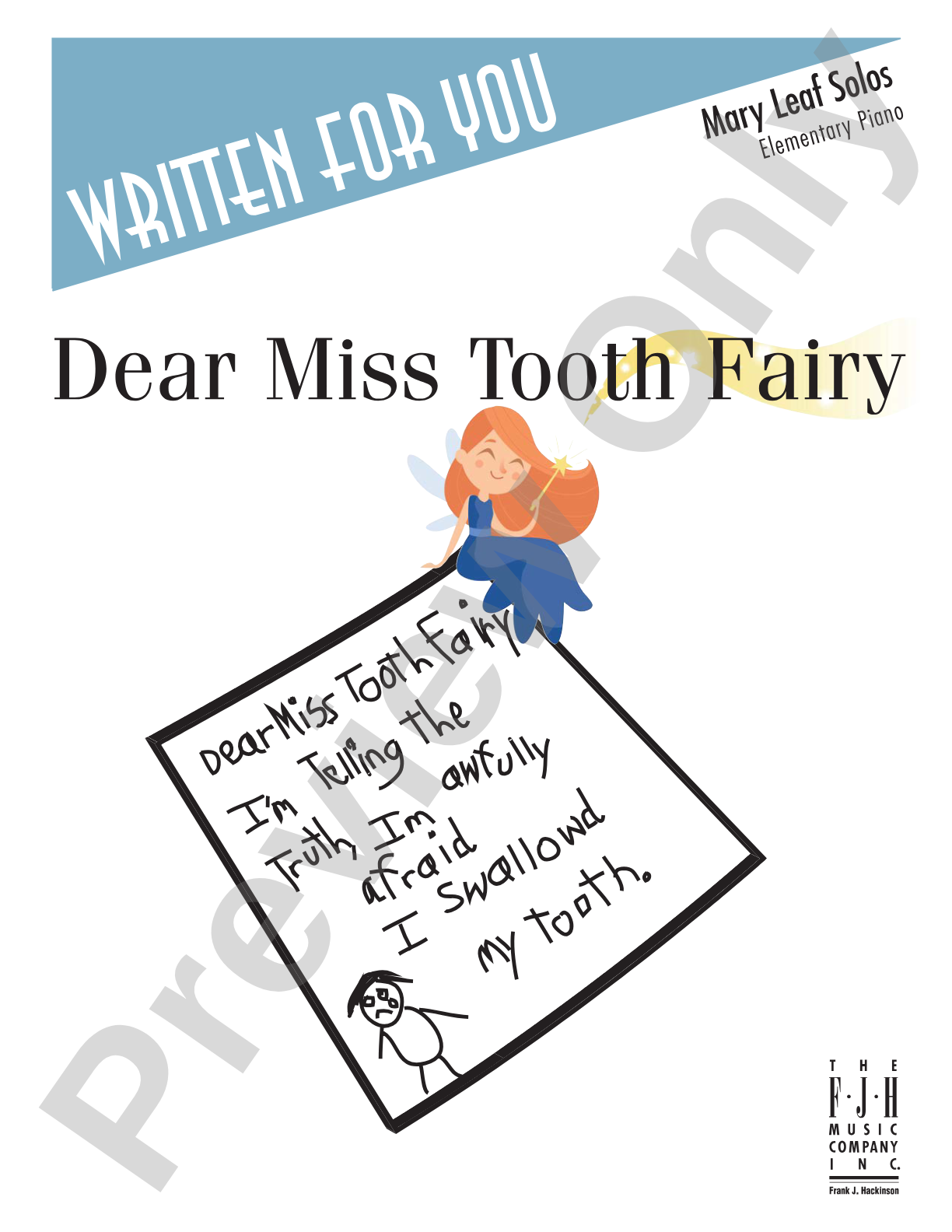 Dear Miss Tooth Fairy: Piano