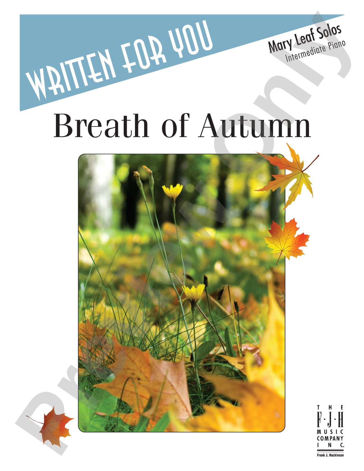 Breath of Autumn: Piano