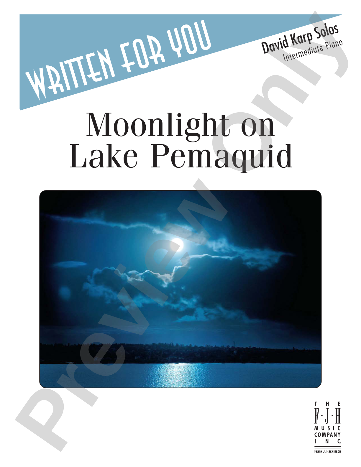 Moonlight on Lake Pemaquid: Piano