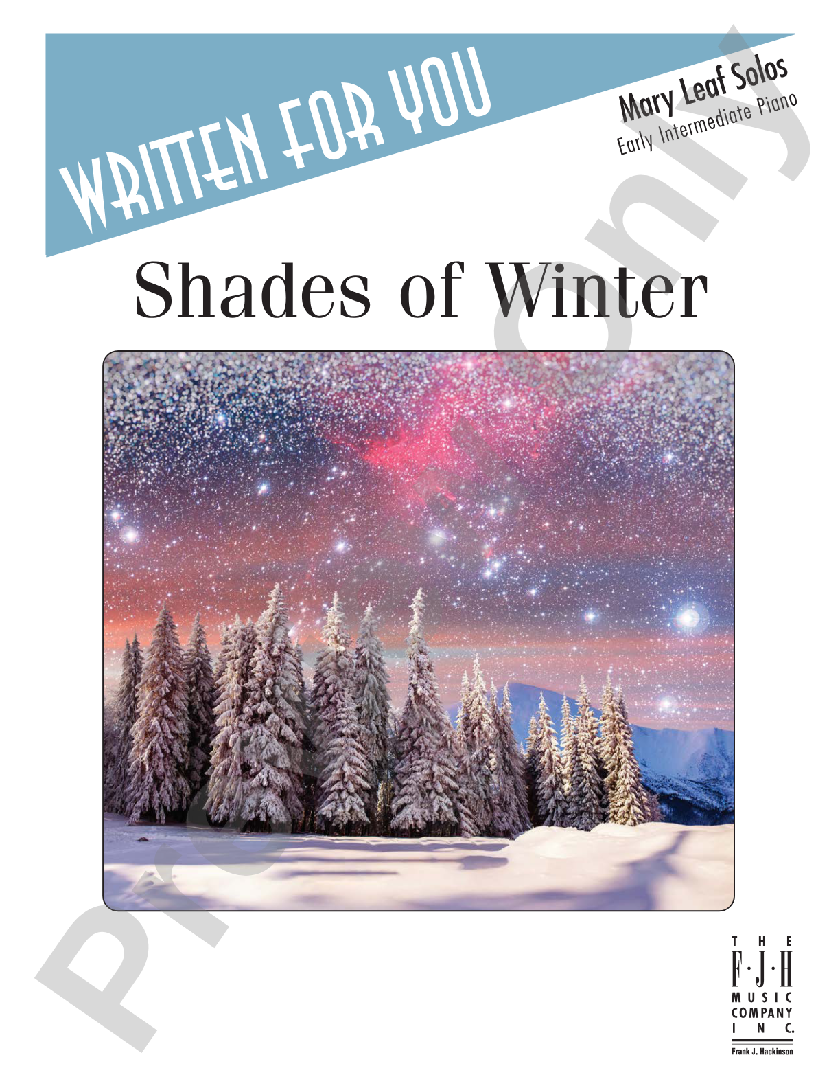 Shades of Winter: Piano