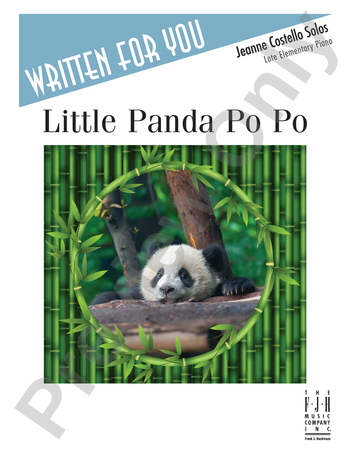Little Panda Po Po: Piano