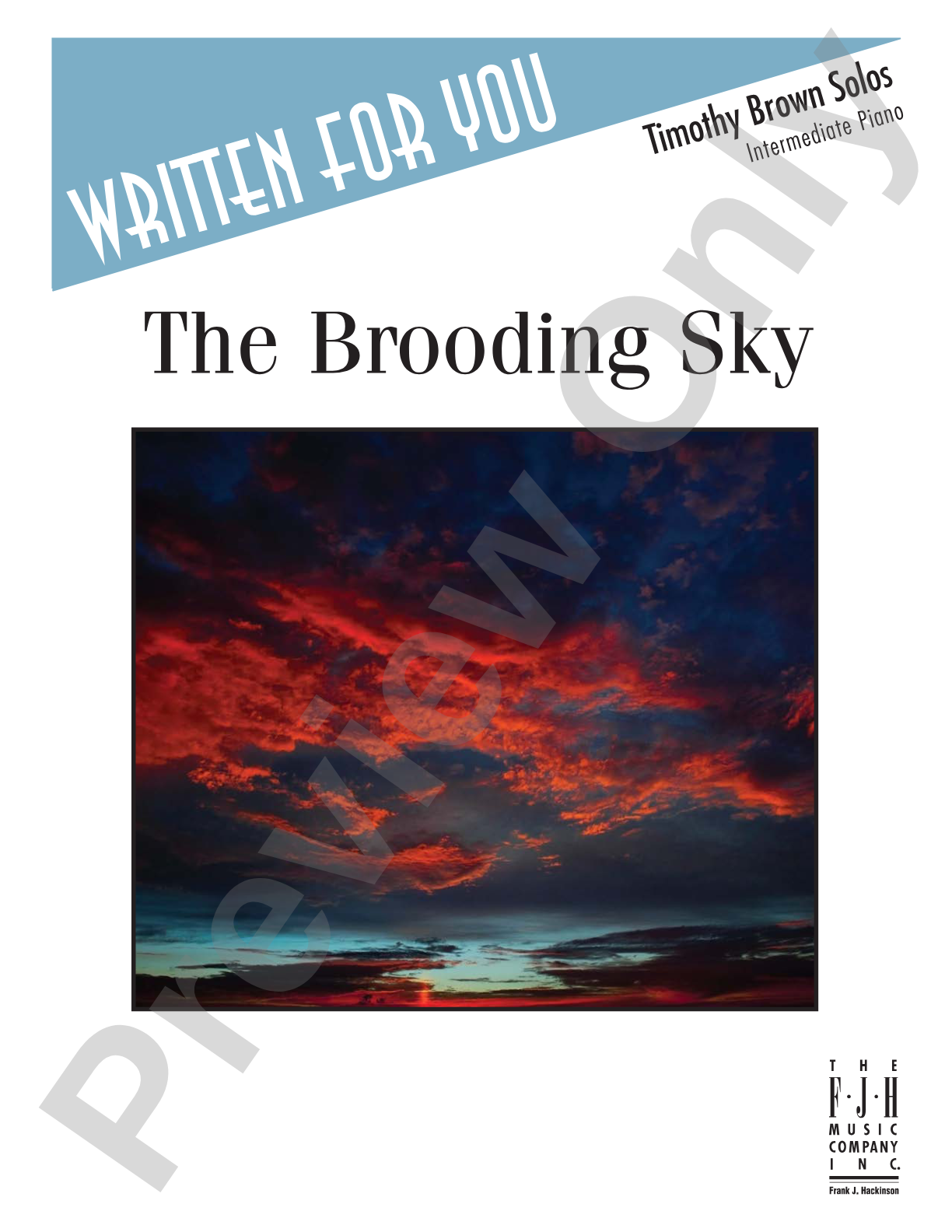 The Brooding Sky: Piano