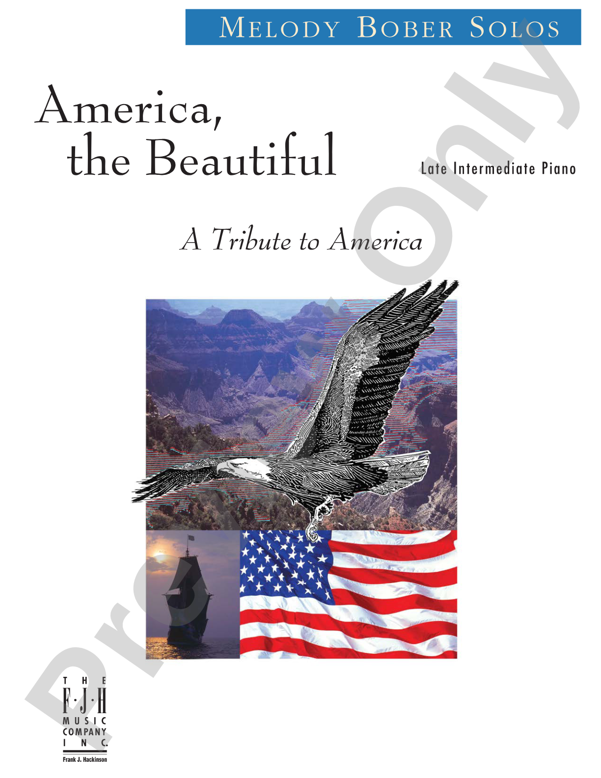 America, the Beautiful: Piano