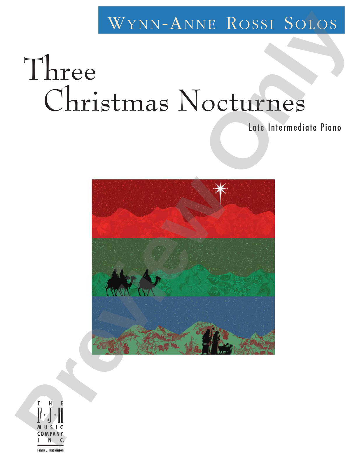 Three Christmas Nocturnes: Piano