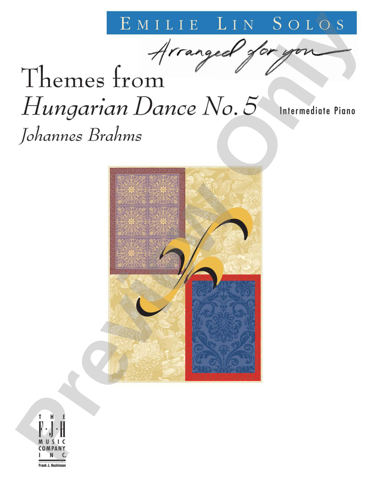 Themes from Hungarian Dance No. 5: Piano