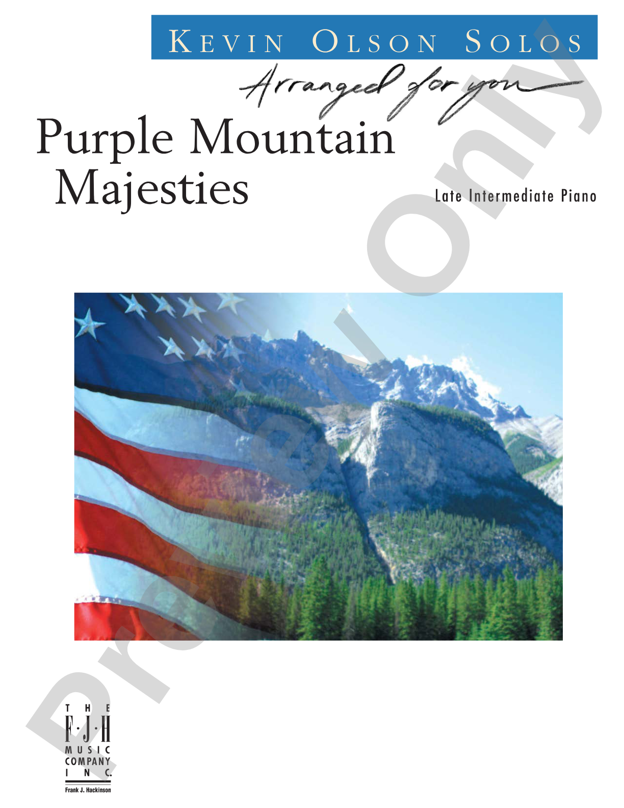 Purple Mountain Majesties: Piano