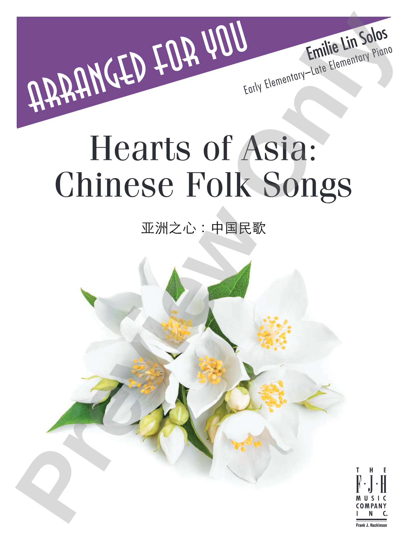 Hearts of Asia - Chinese Folk Songs: Piano