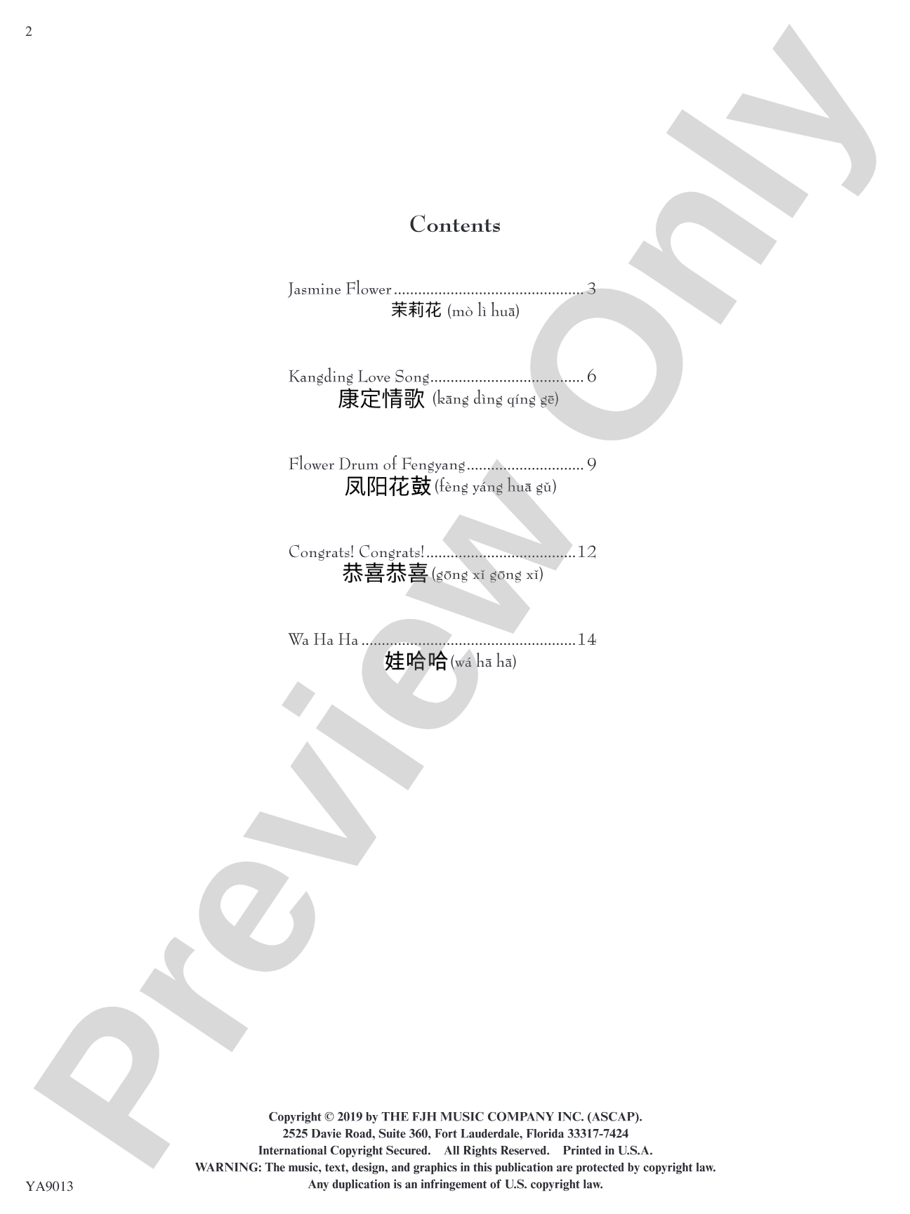 Hearts of Asia - Chinese Folk Songs: Piano