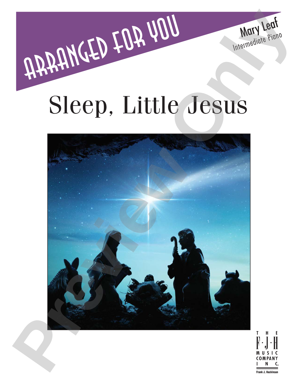 Sleep, Little Jesus: Piano