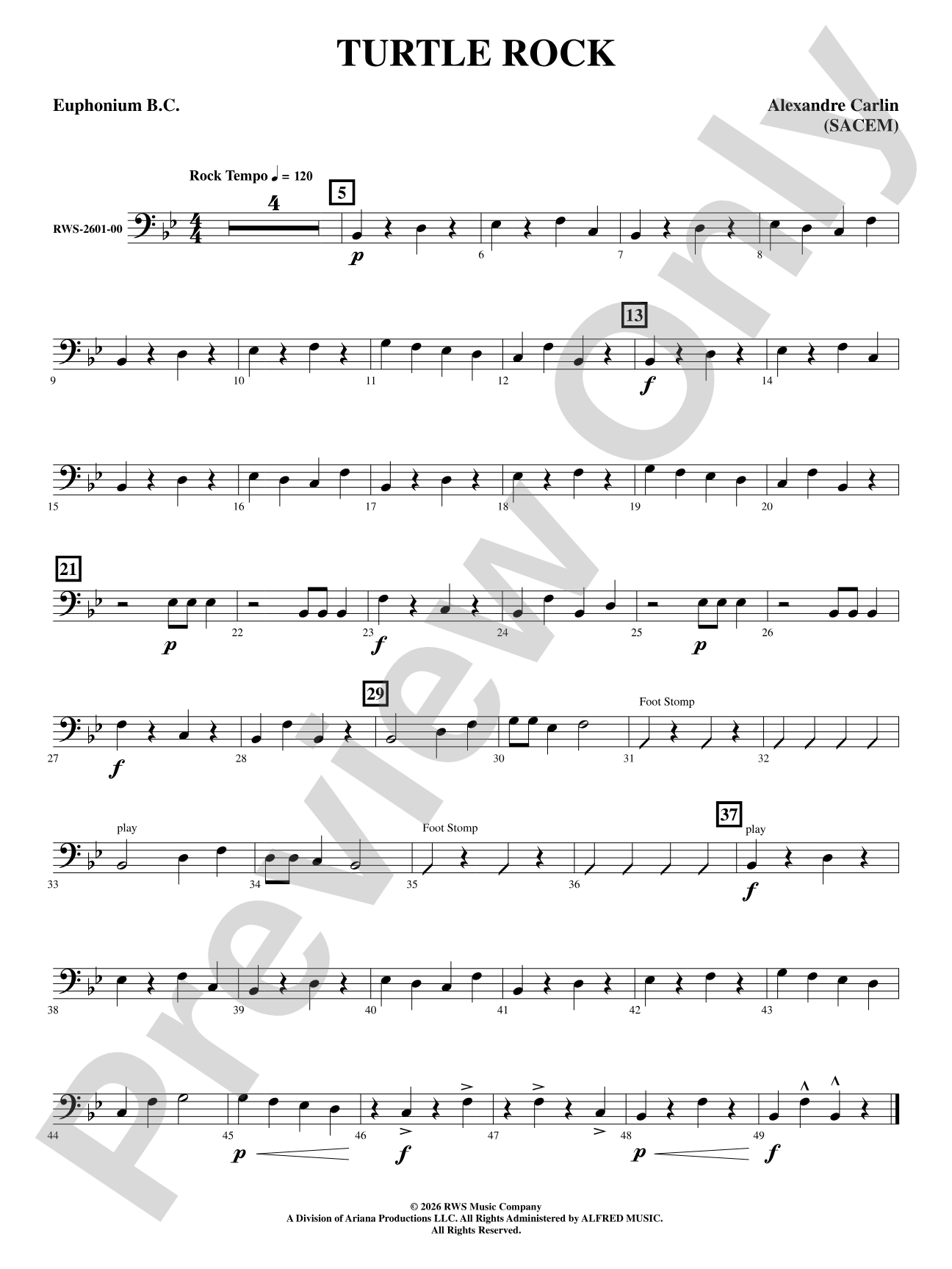 Turtle Rock: Baritone B.C.