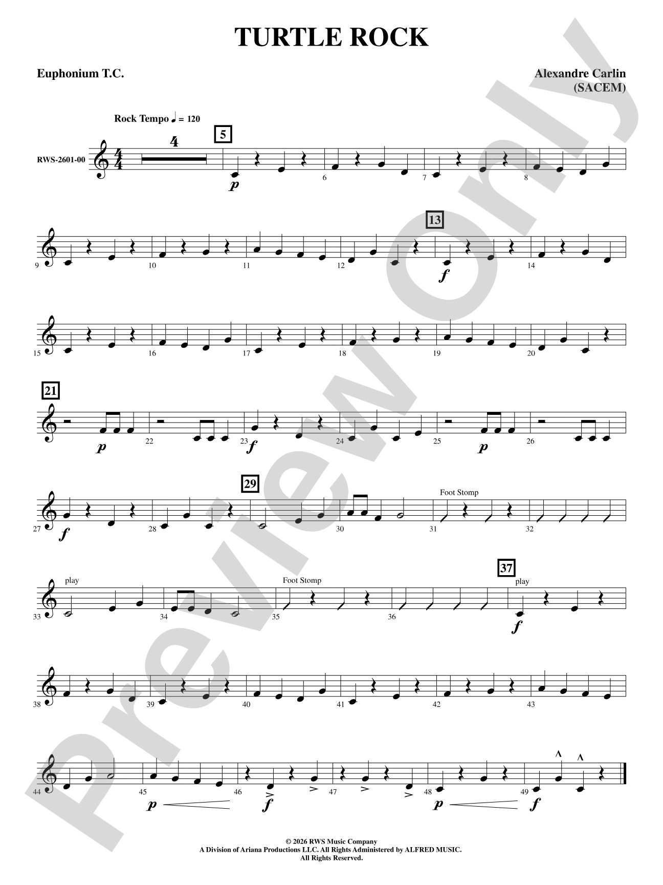 Turtle Rock: Baritone T.C.