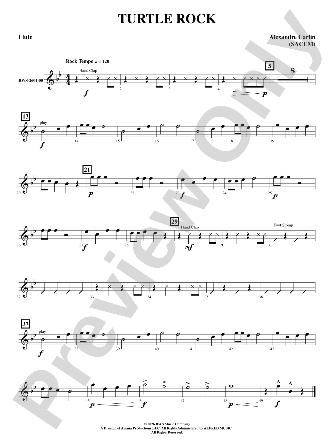 Turtle Rock: Flute