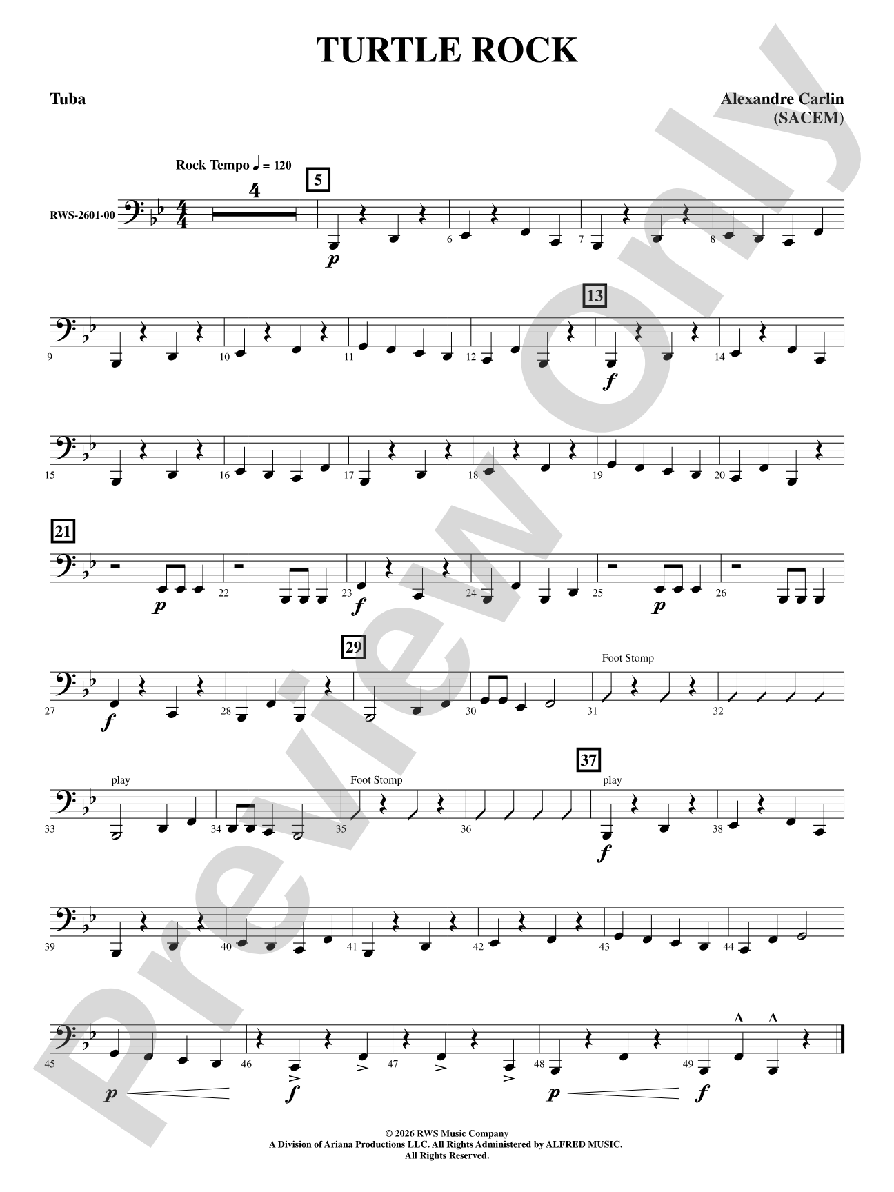 Turtle Rock: Tuba