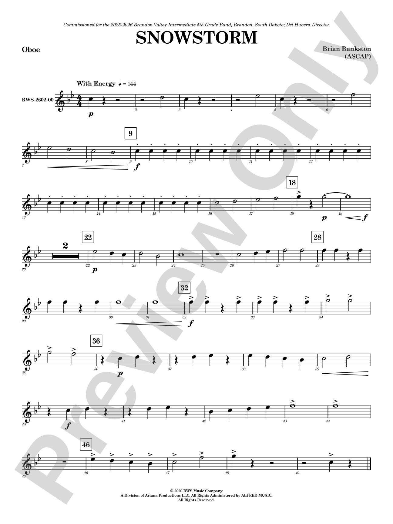 Snowstorm: Oboe