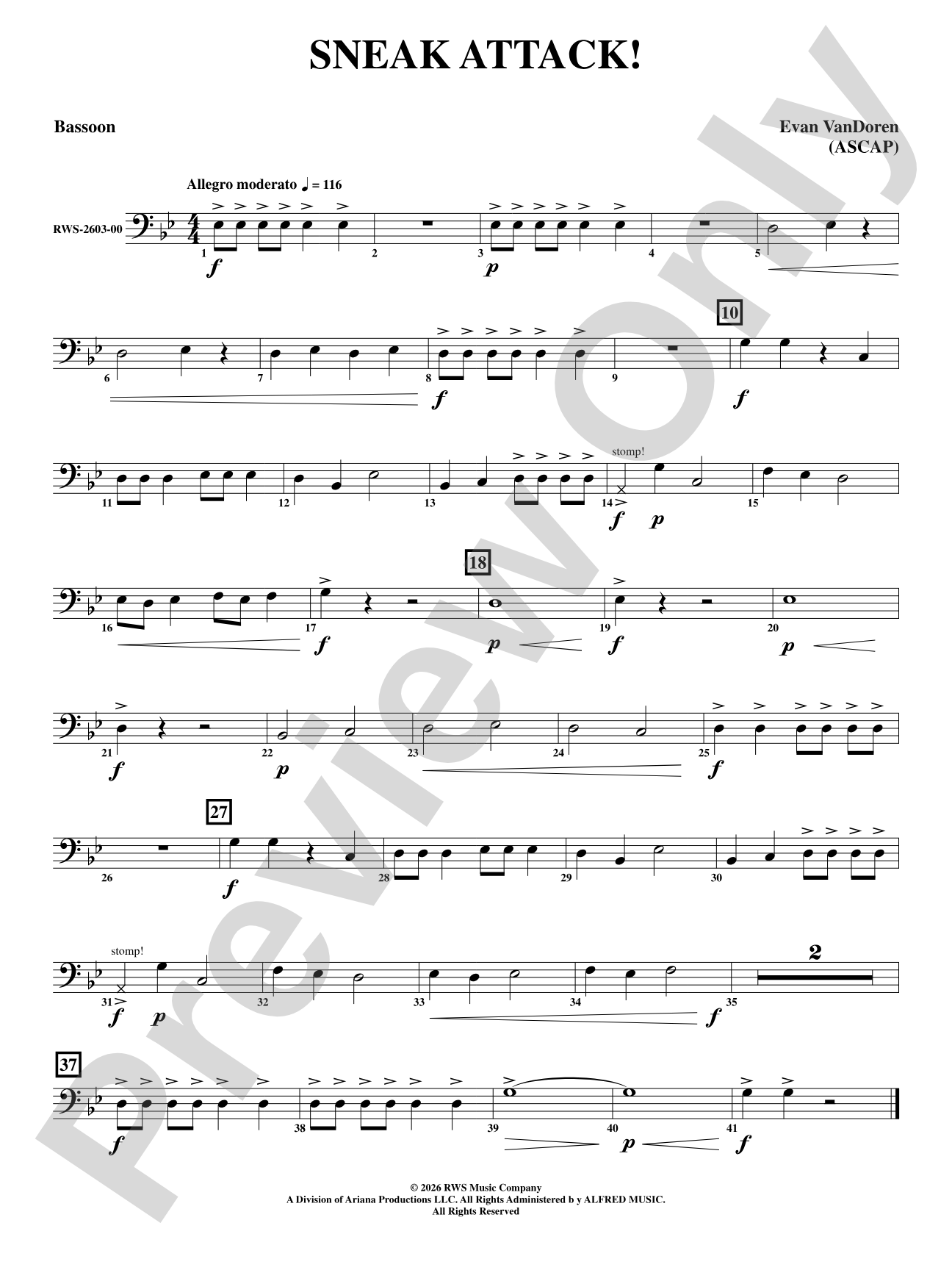 Sneak Attack: Bassoon