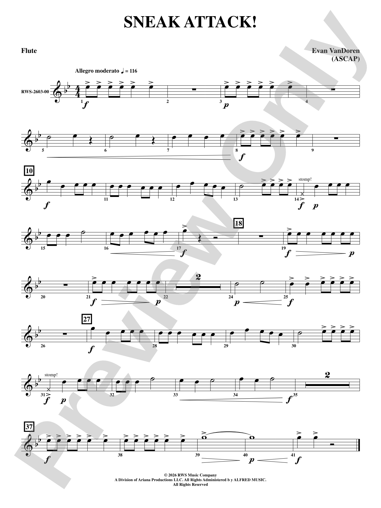 Sneak Attack: Flute