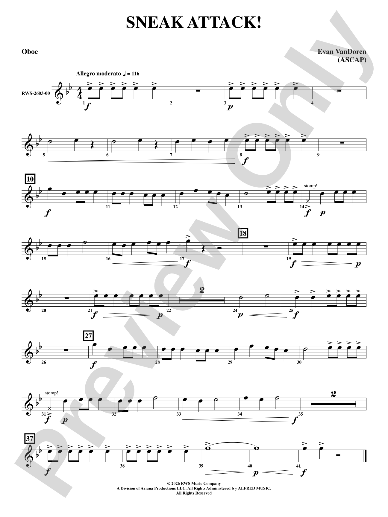 Sneak Attack: Oboe