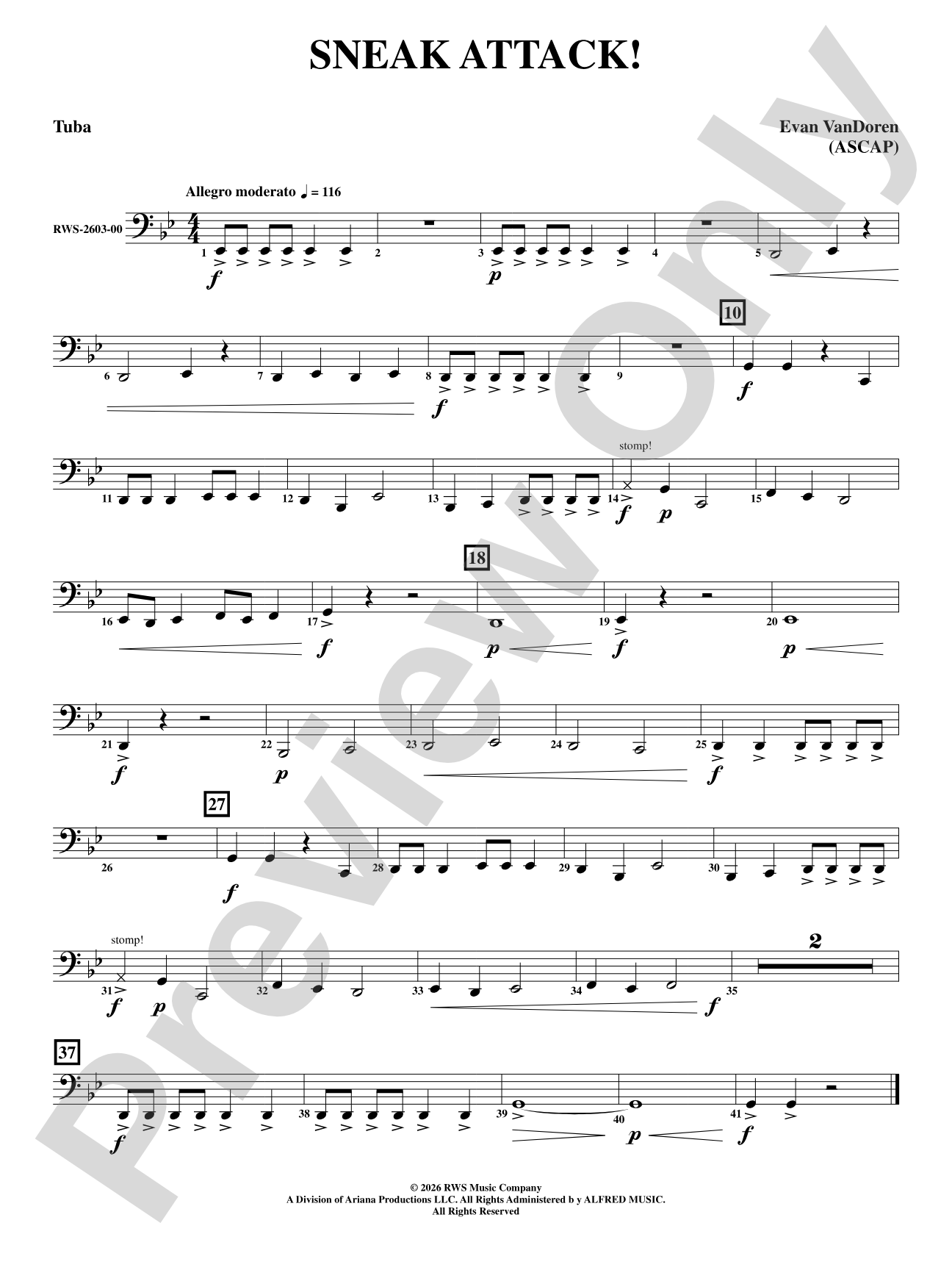 Sneak Attack: Tuba