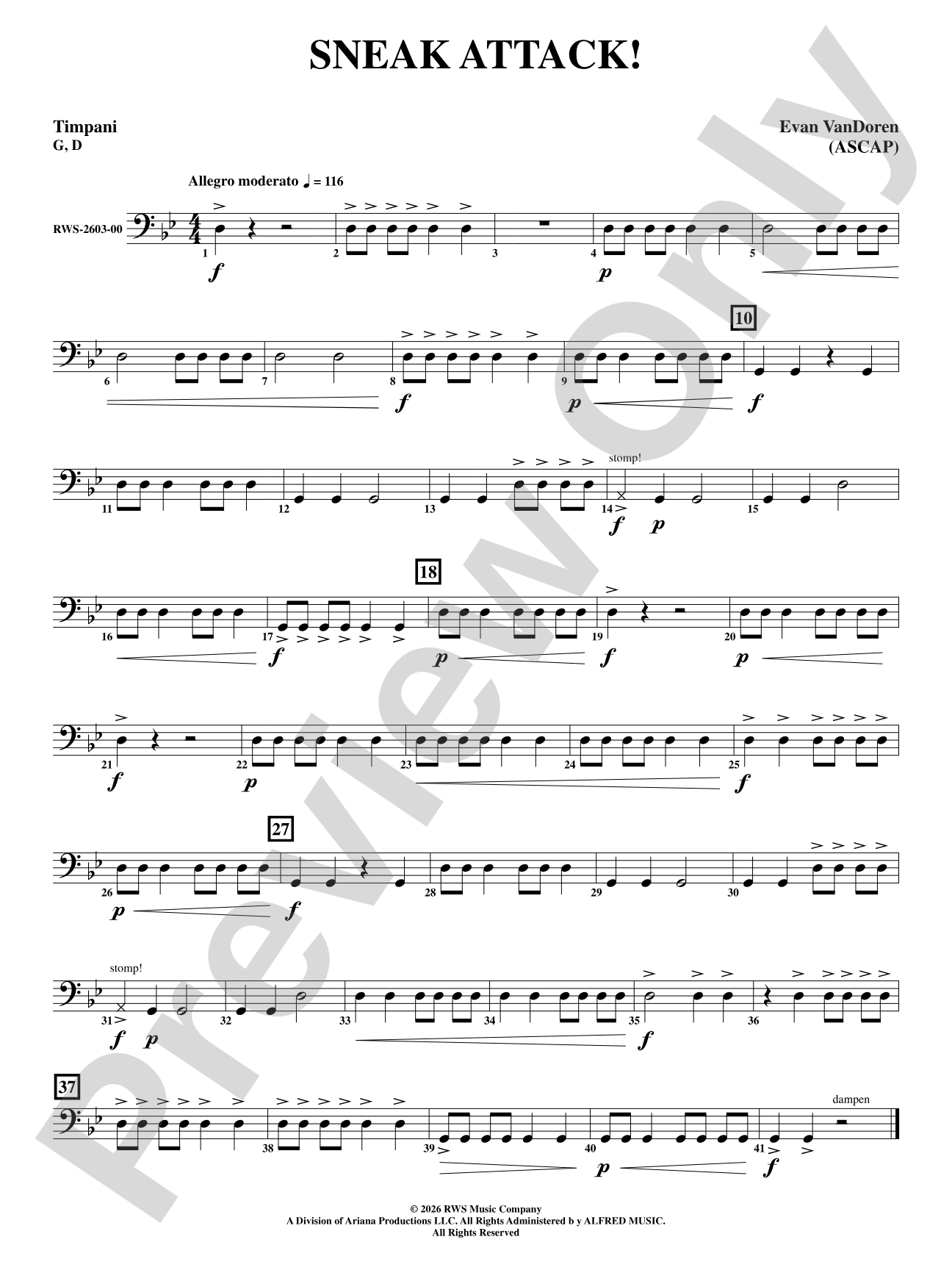 Sneak Attack: Timpani