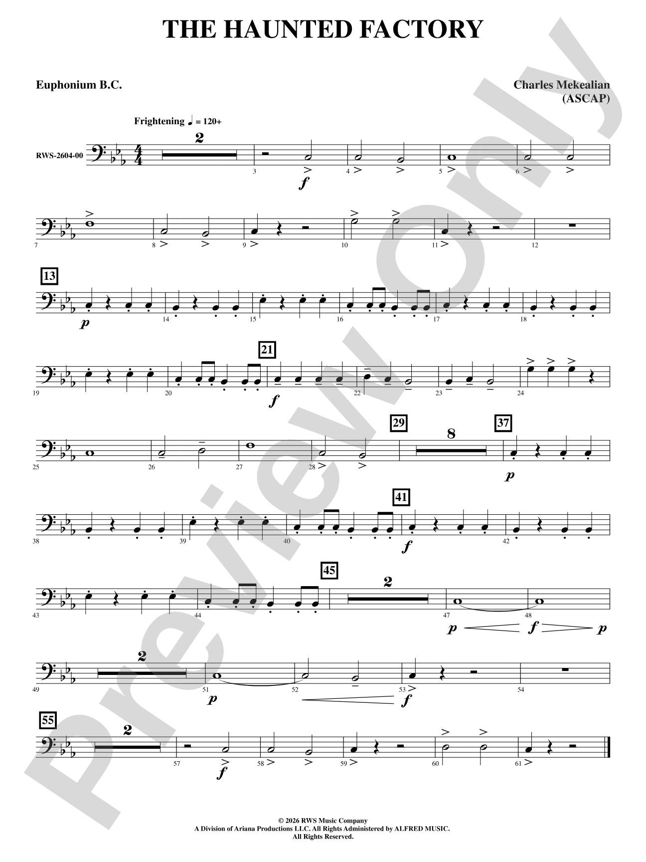 The Haunted Factory: Baritone B.C.