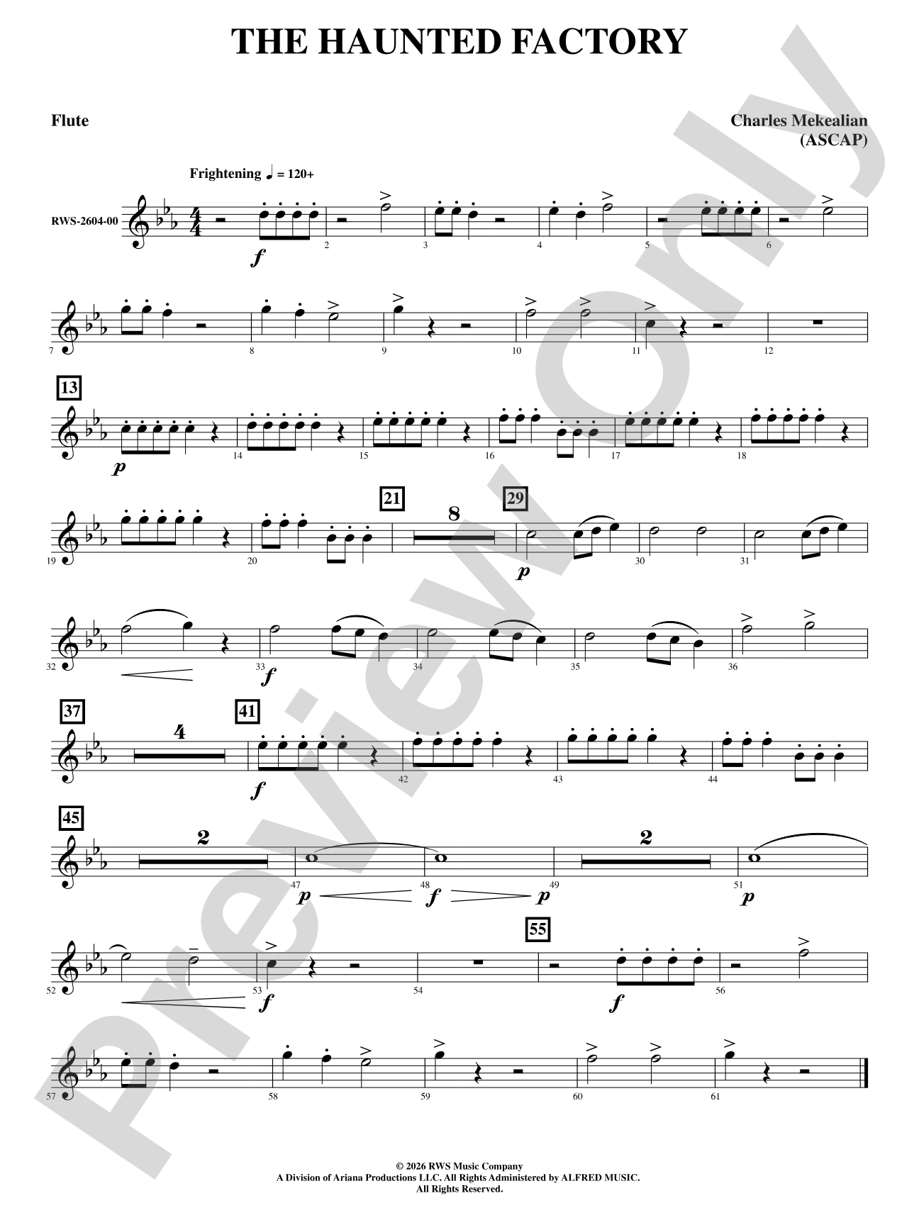 The Haunted Factory: Flute