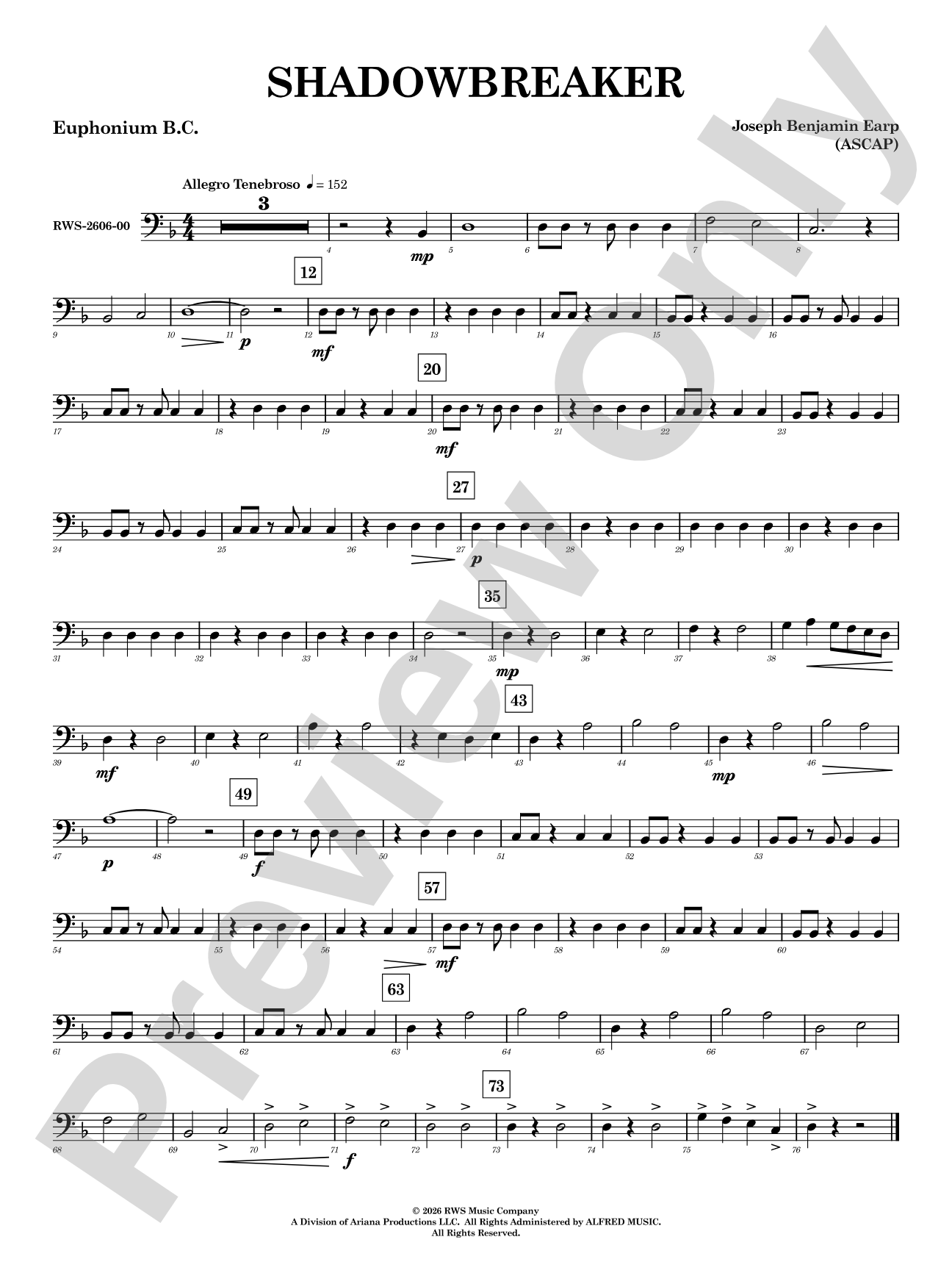 Shadowbreaker: Baritone B.C.