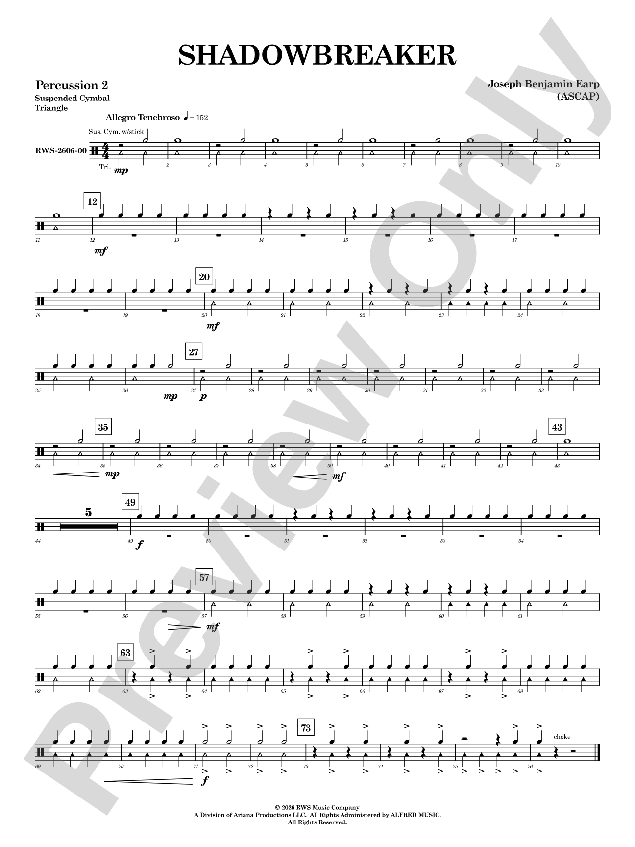 Shadowbreaker: 2nd Percussion