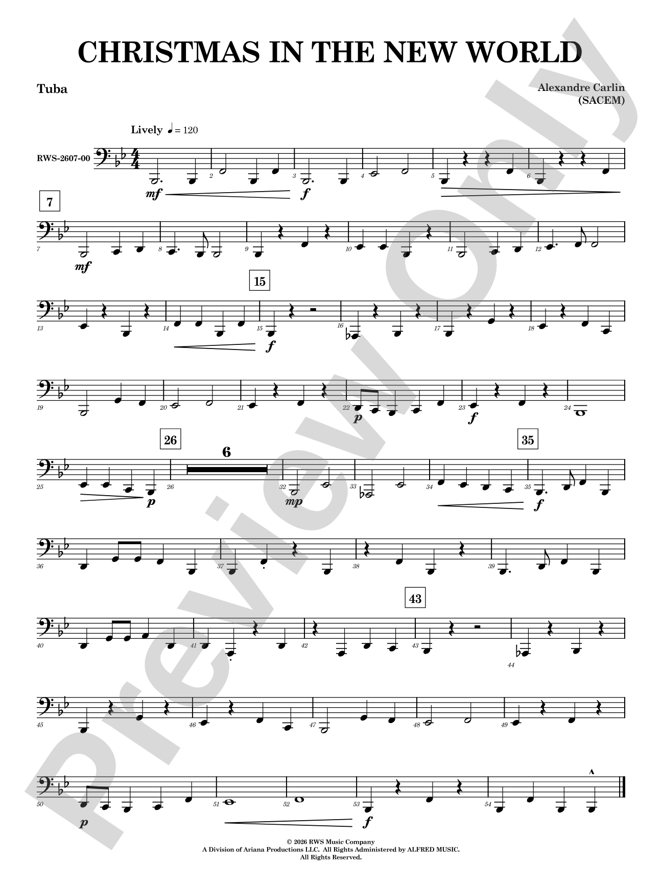 Christmas in the New World: Tuba