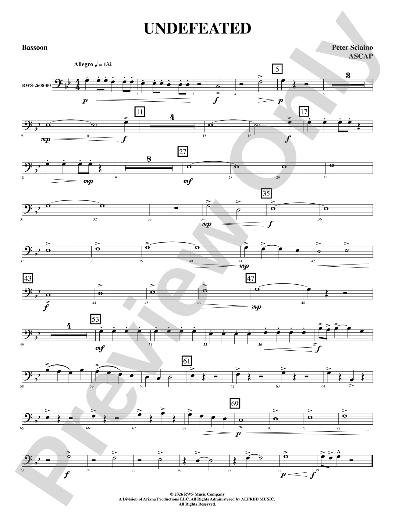 Undefeated: Bassoon