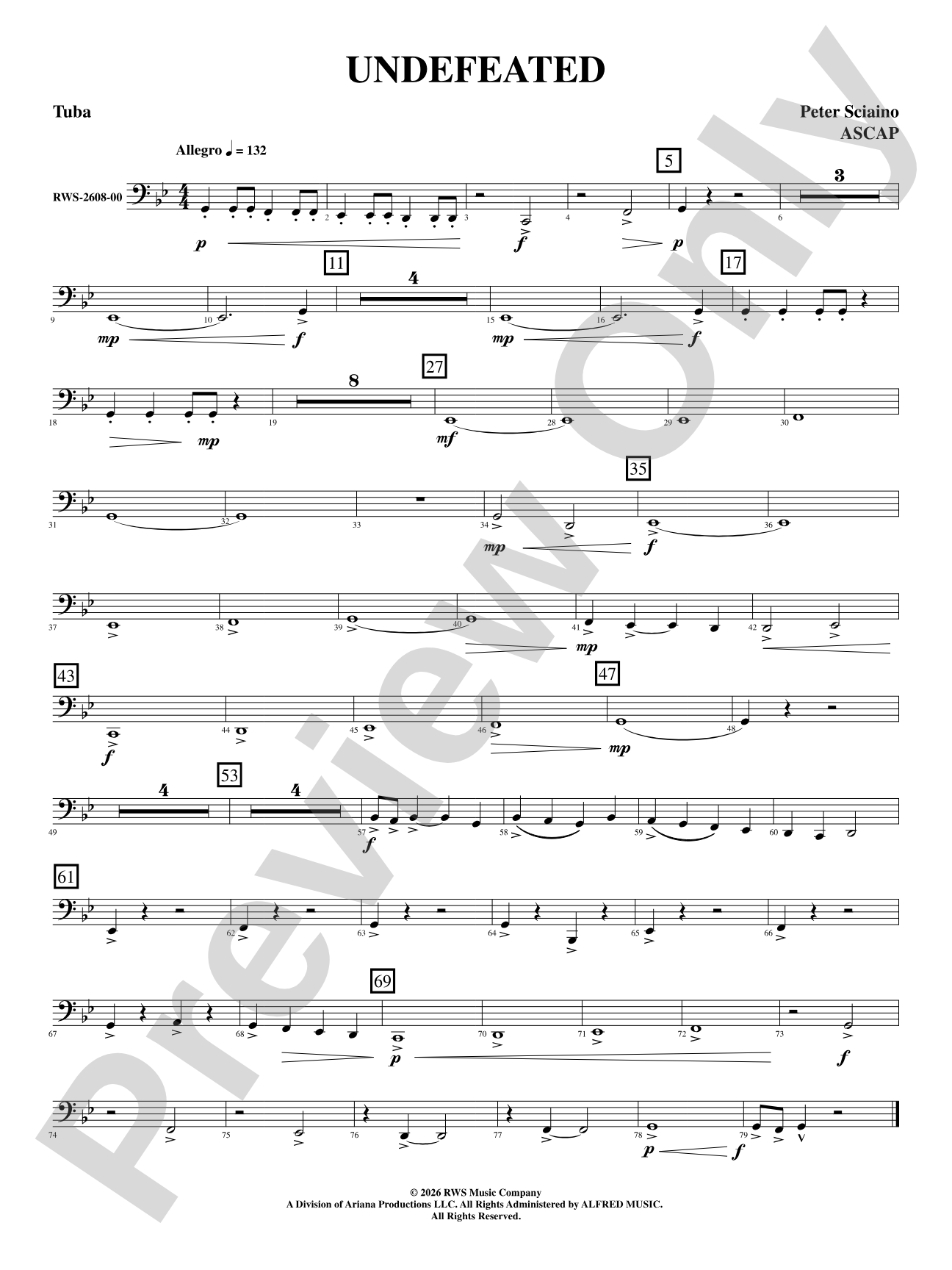 Undefeated: Tuba