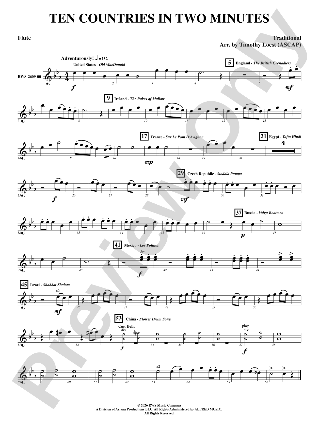 Ten Countries in Two Minutes: Flute