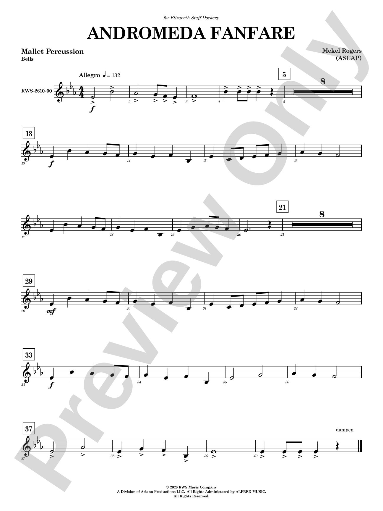 Andromeda Fanfare: Mallets