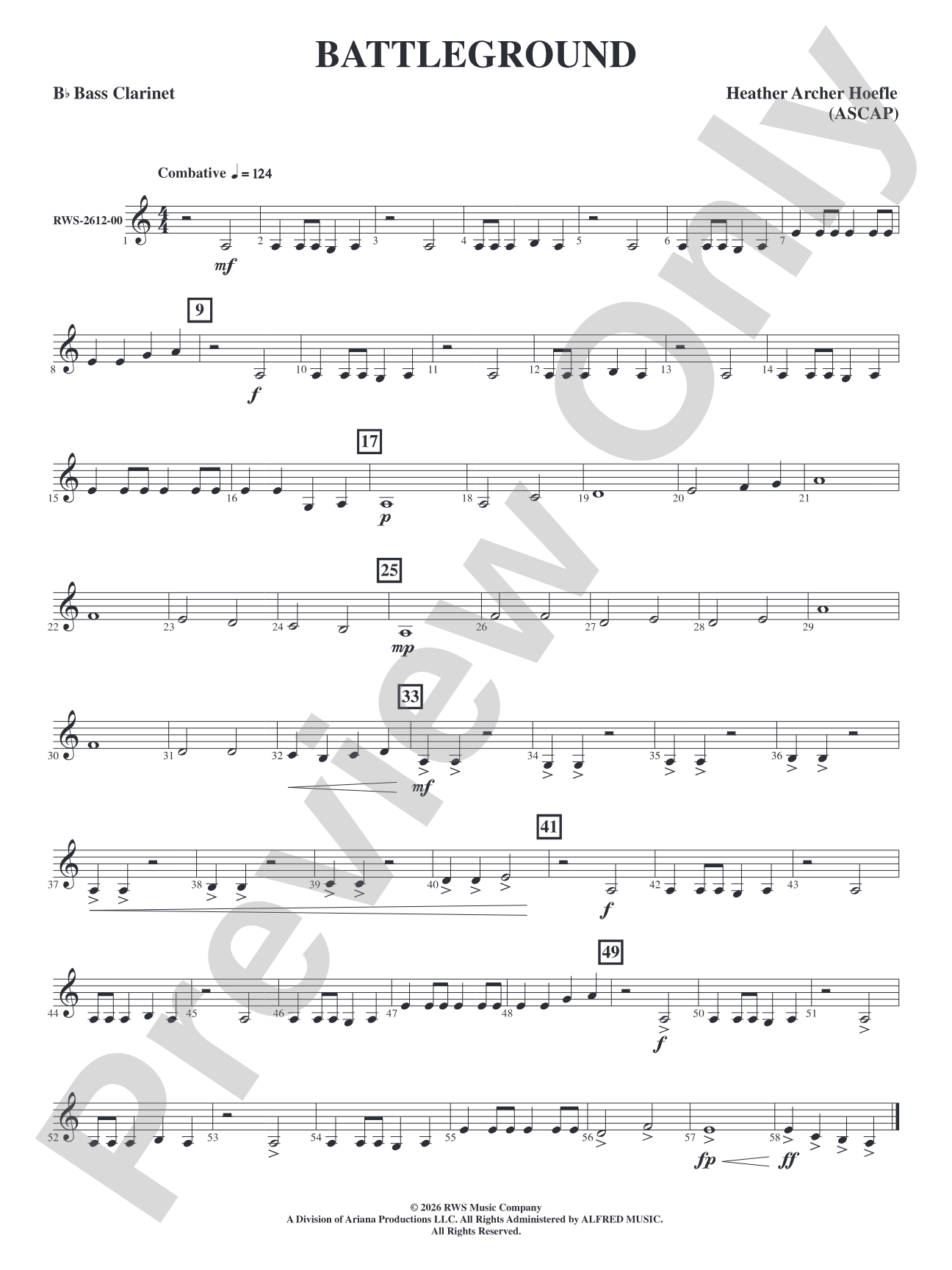 Battleground: B-flat Bass Clarinet