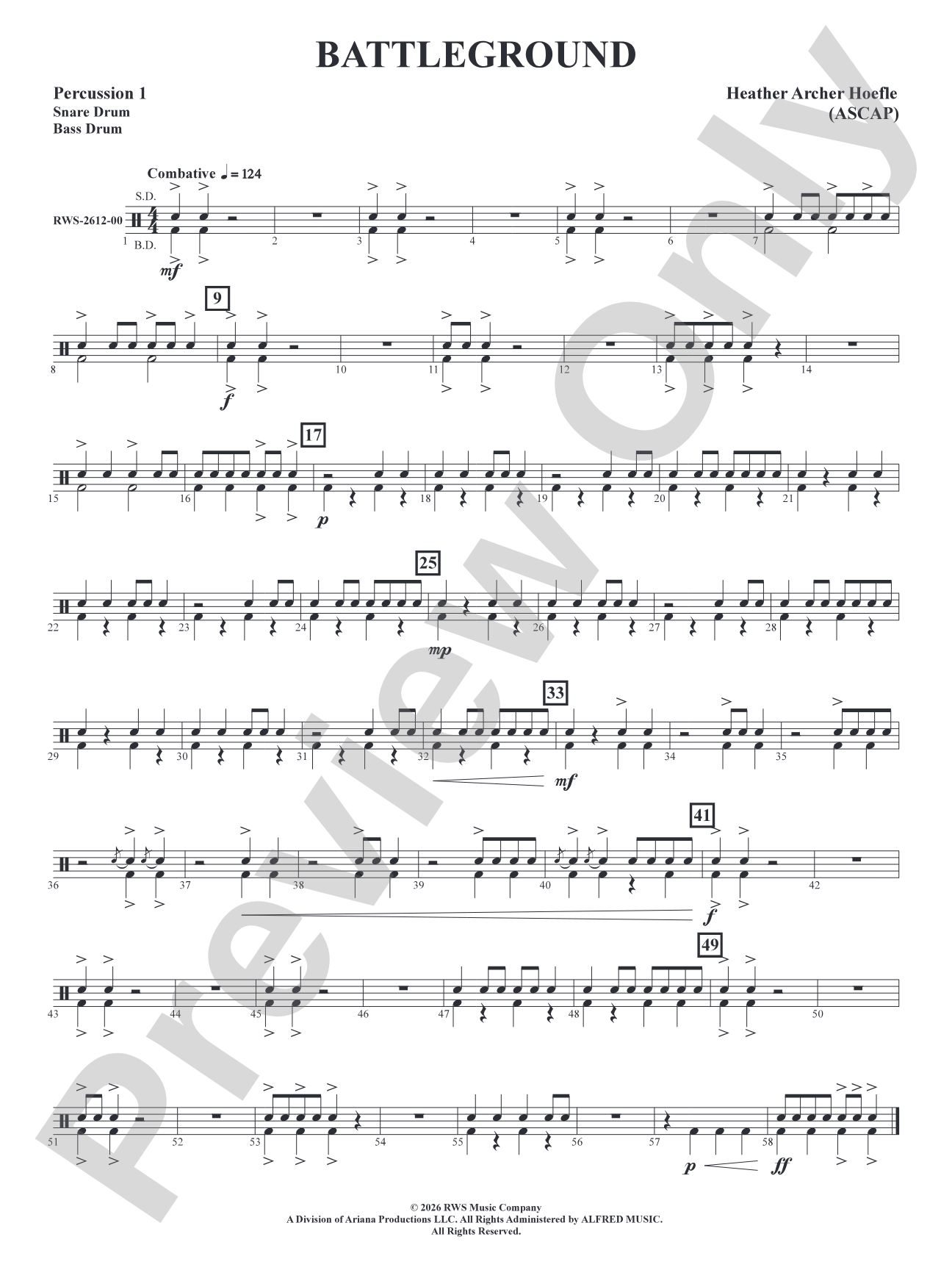 Battleground: 1st Percussion