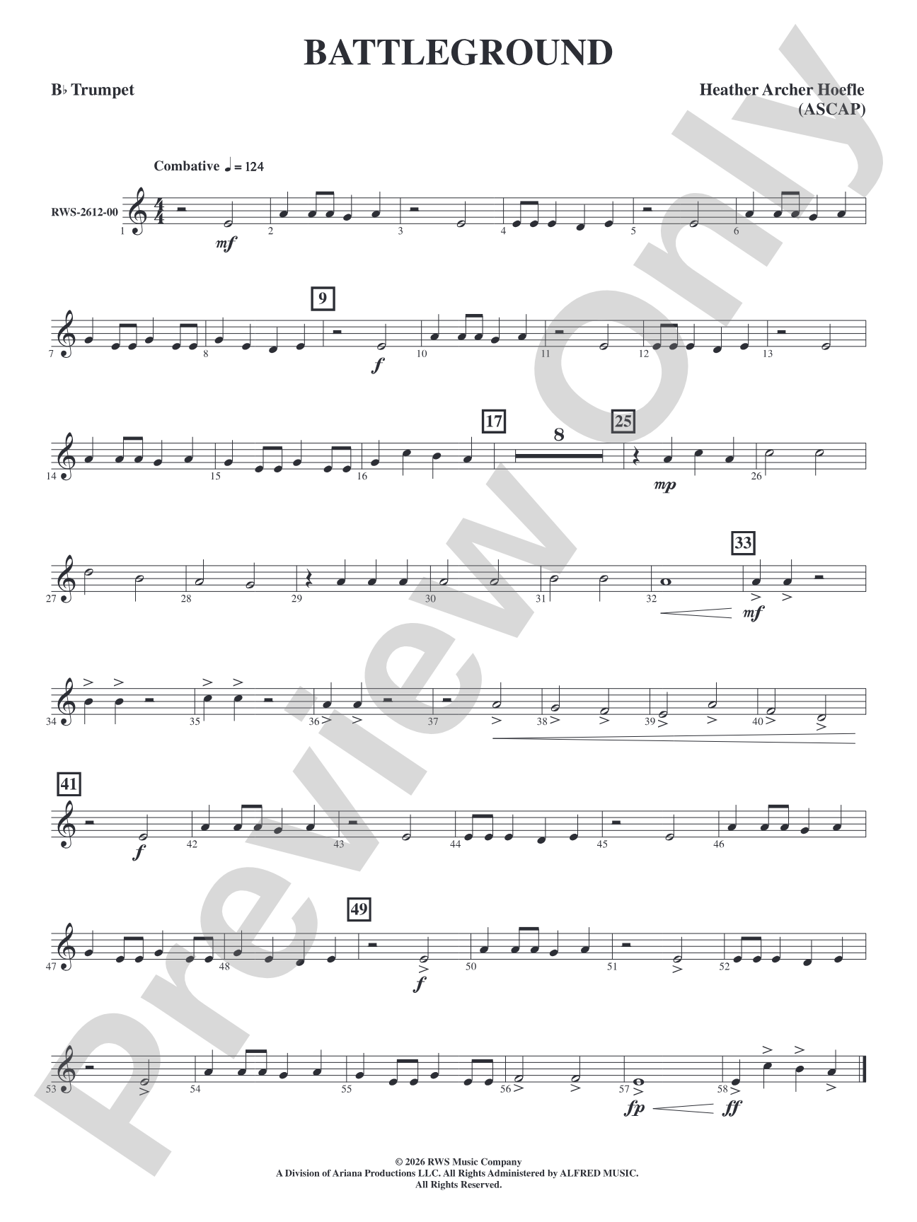 Battleground: 1st B-flat Trumpet