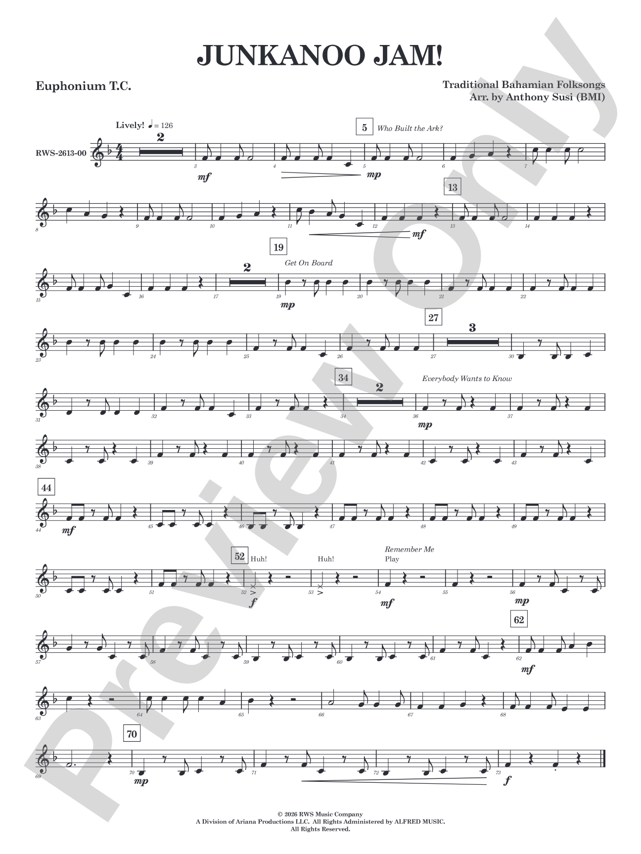 Junkanoo Jam: Baritone T.C.