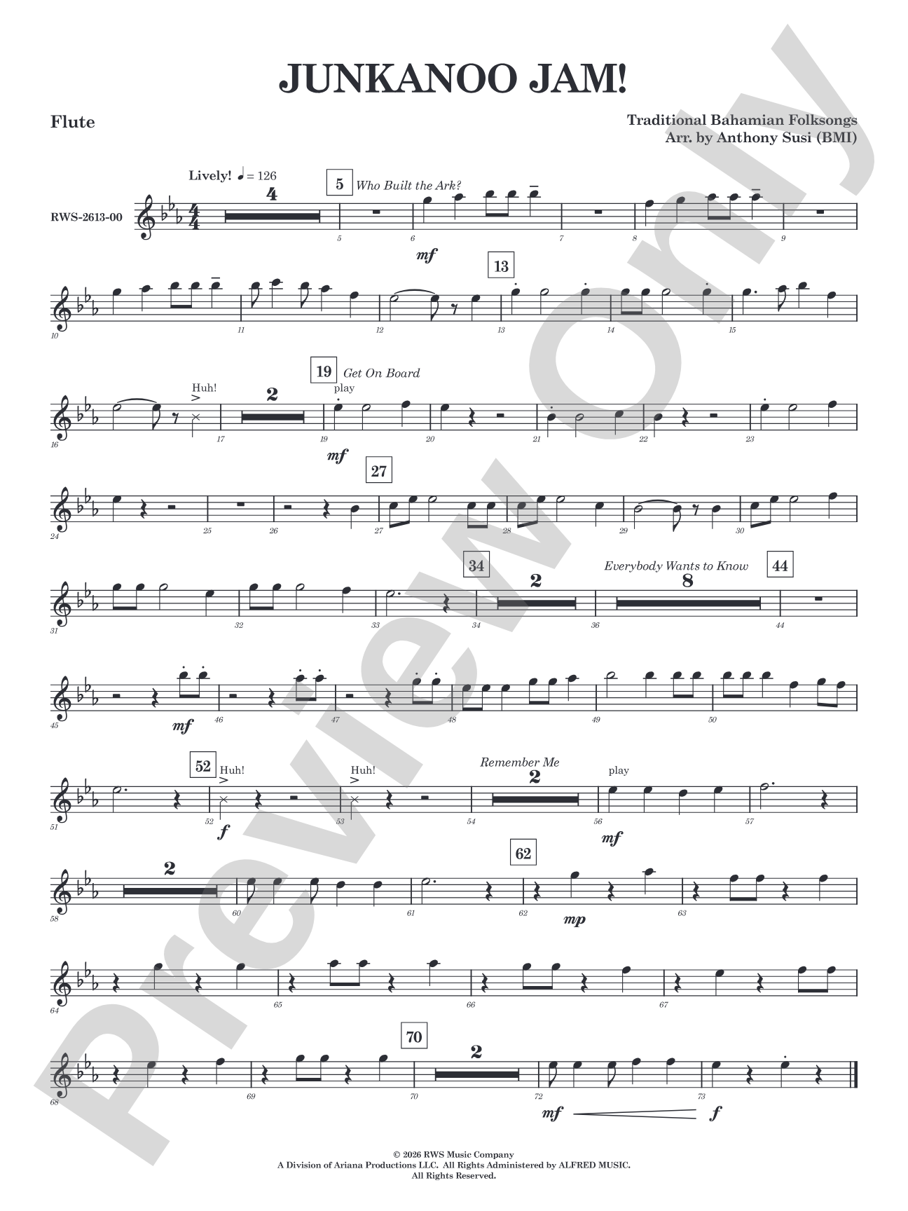 Junkanoo Jam: Flute