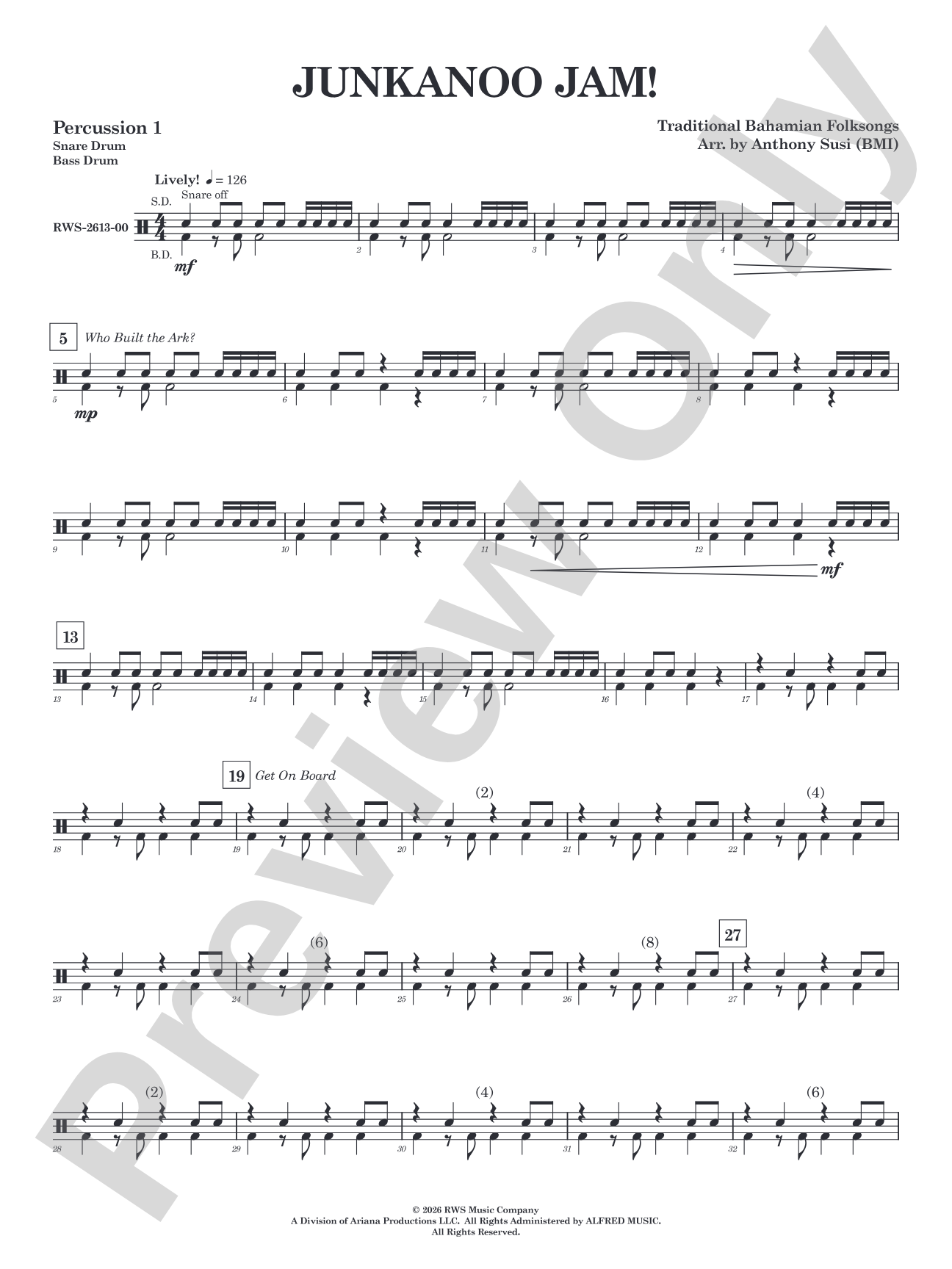 Junkanoo Jam: 1st Percussion