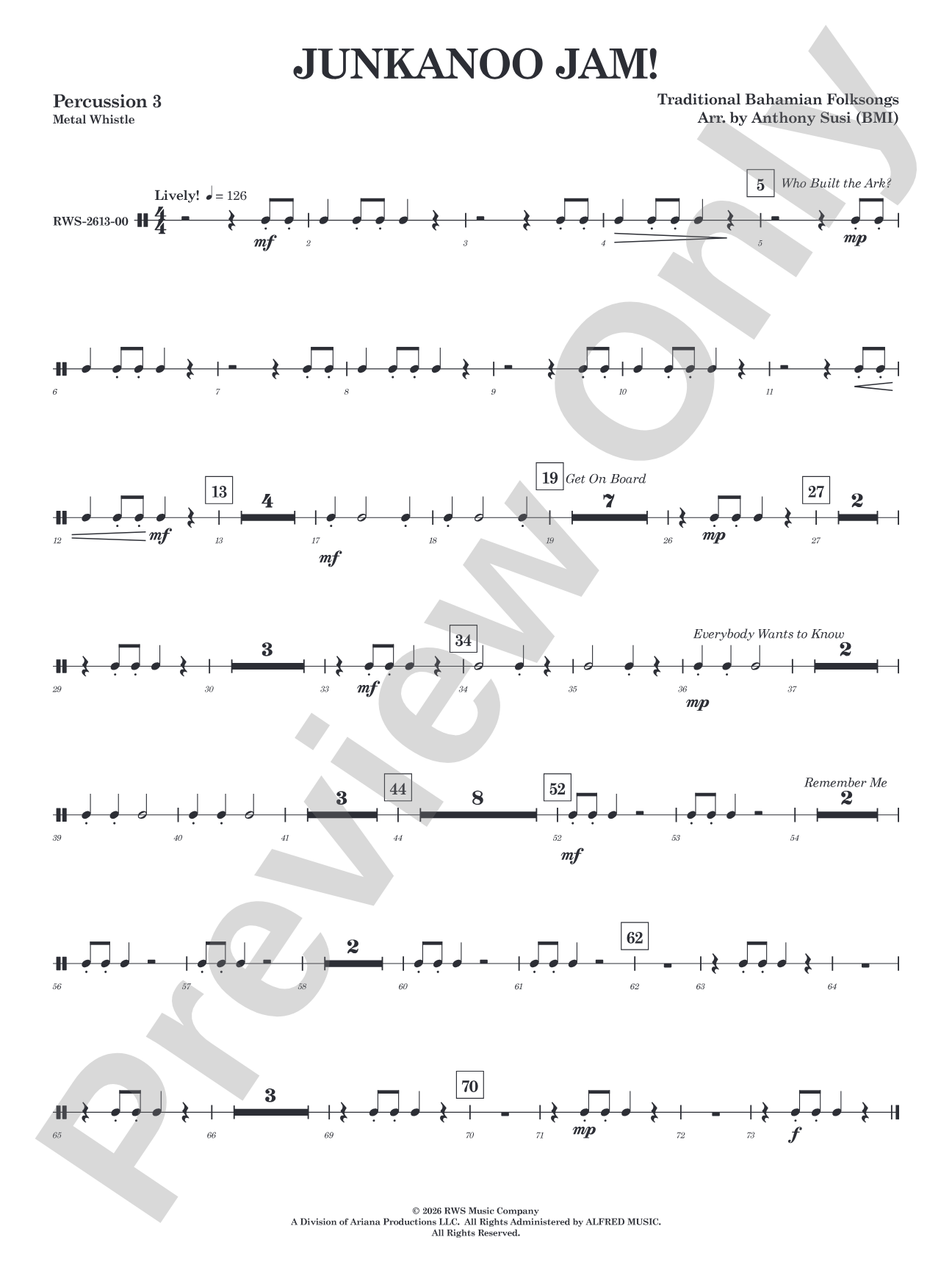 Junkanoo Jam: 3rd Percussion